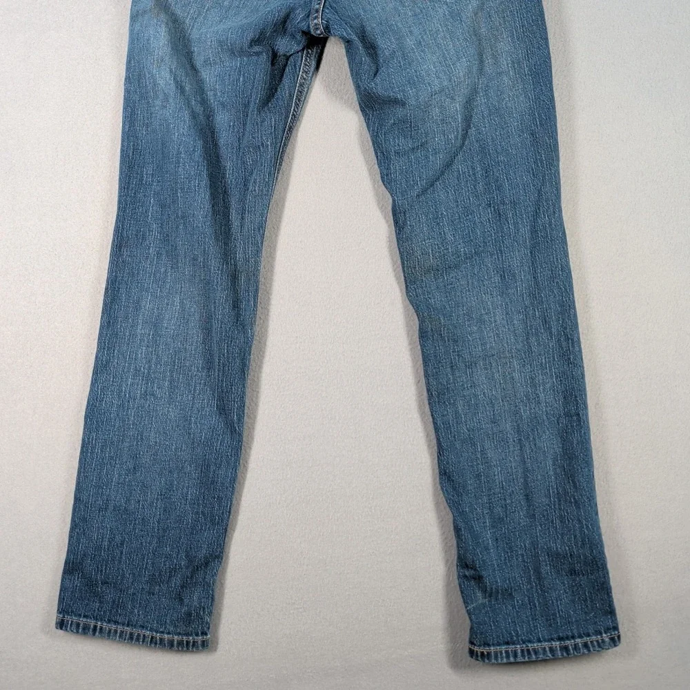Levi's 512 Mens Jeans W28‎ L32 Blue Denim Straight Fit